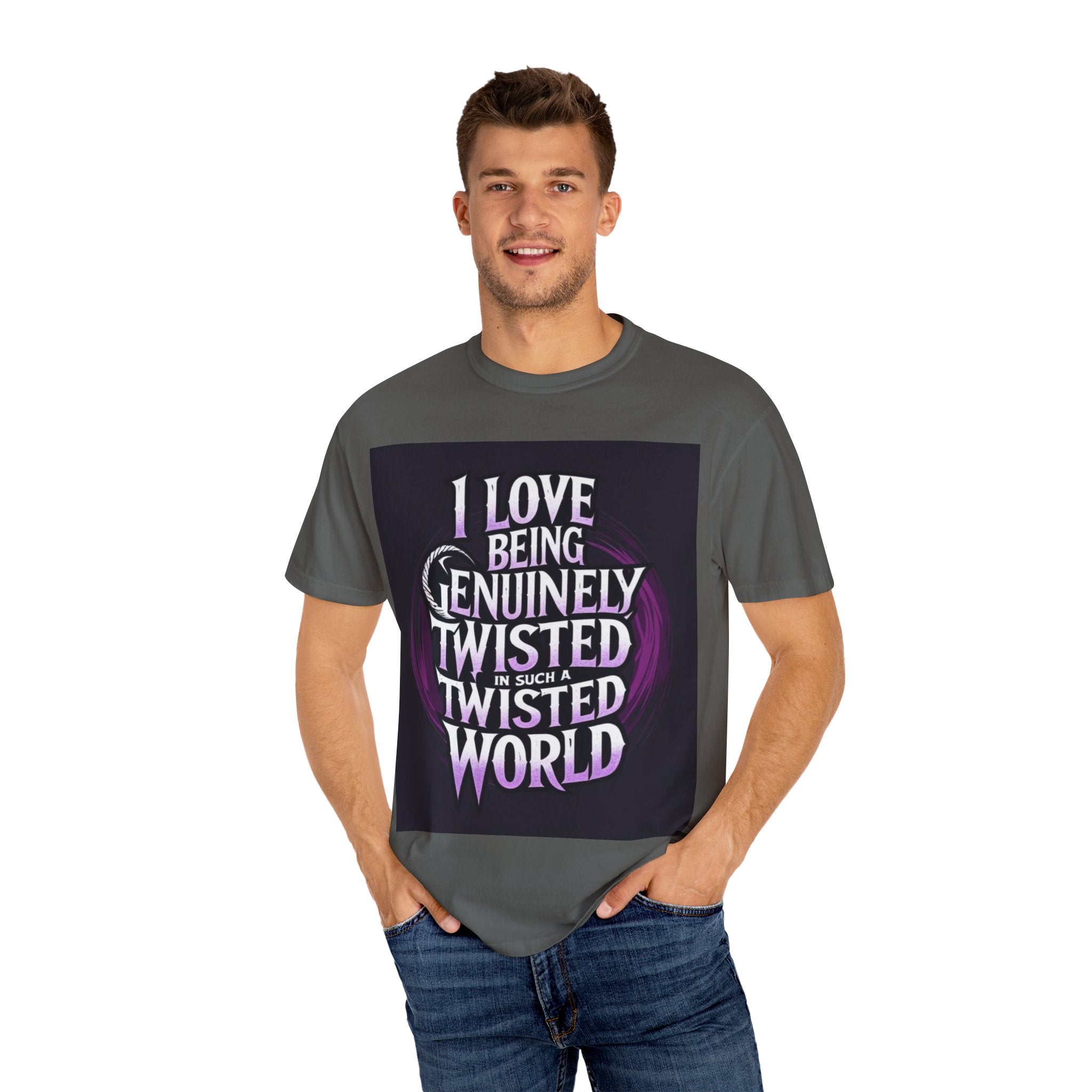 Twisted World T-Shirt, Unisex Graphic Tee, Gift for Gamers, Dark Humor Apparel, Casual Everyday Wear, Halloween Costume Top