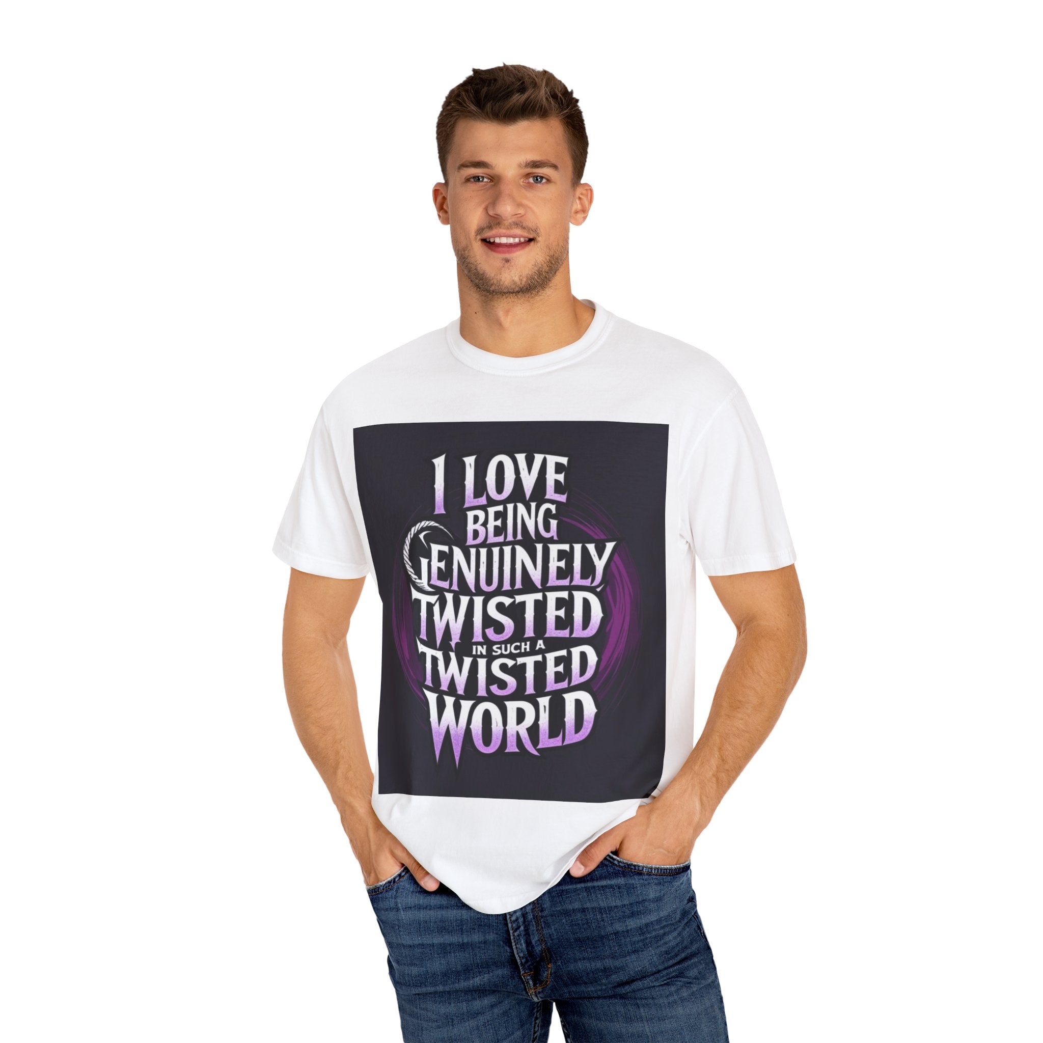 Twisted World T-Shirt, Unisex Graphic Tee, Gift for Gamers, Dark Humor Apparel, Casual Everyday Wear, Halloween Costume Top