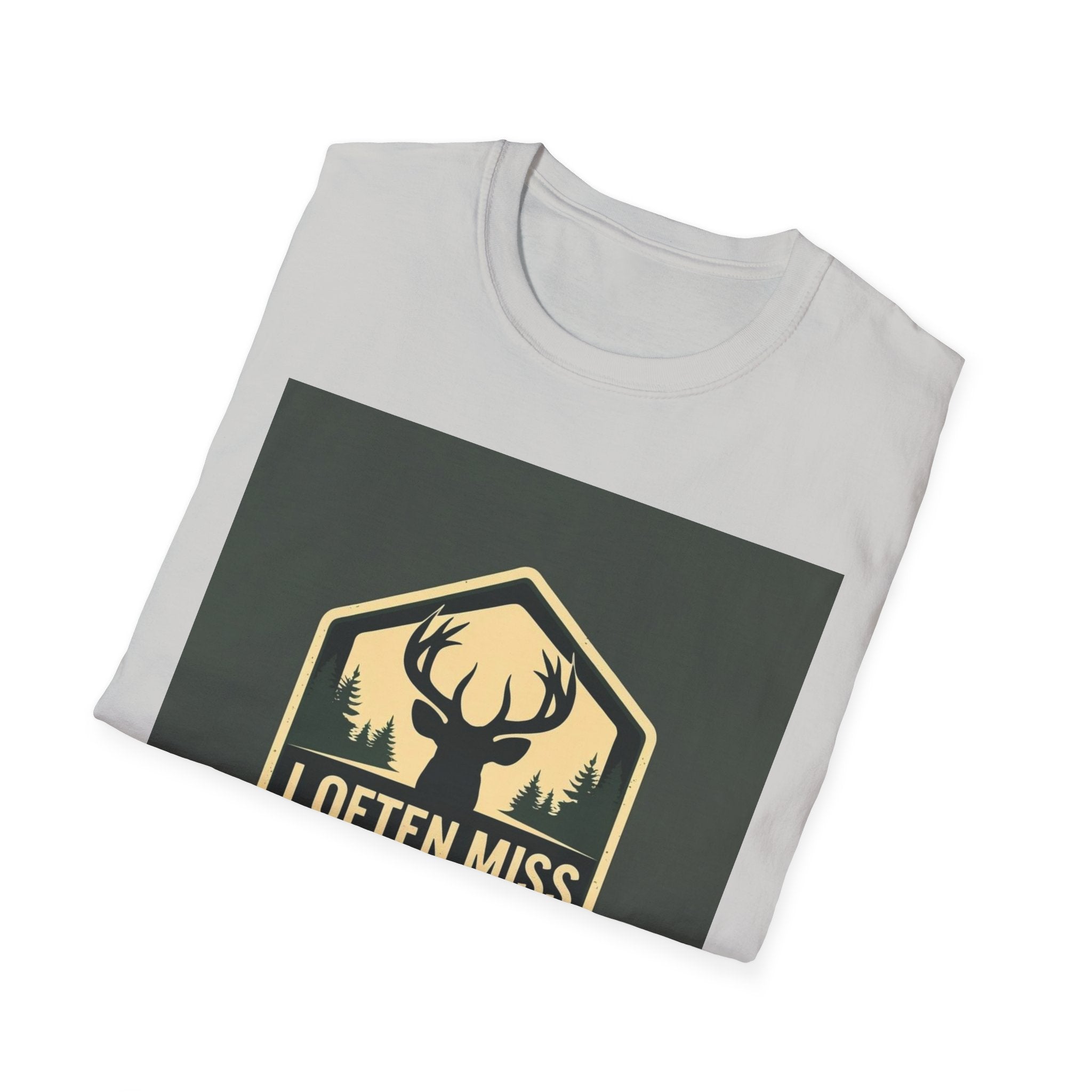 Unisex Hunting Club T-Shirt | I Often Miss Funny Tee, Gift for Outdoor Lovers, Father's Day, Casual Wear, Hunting Enthusiasts