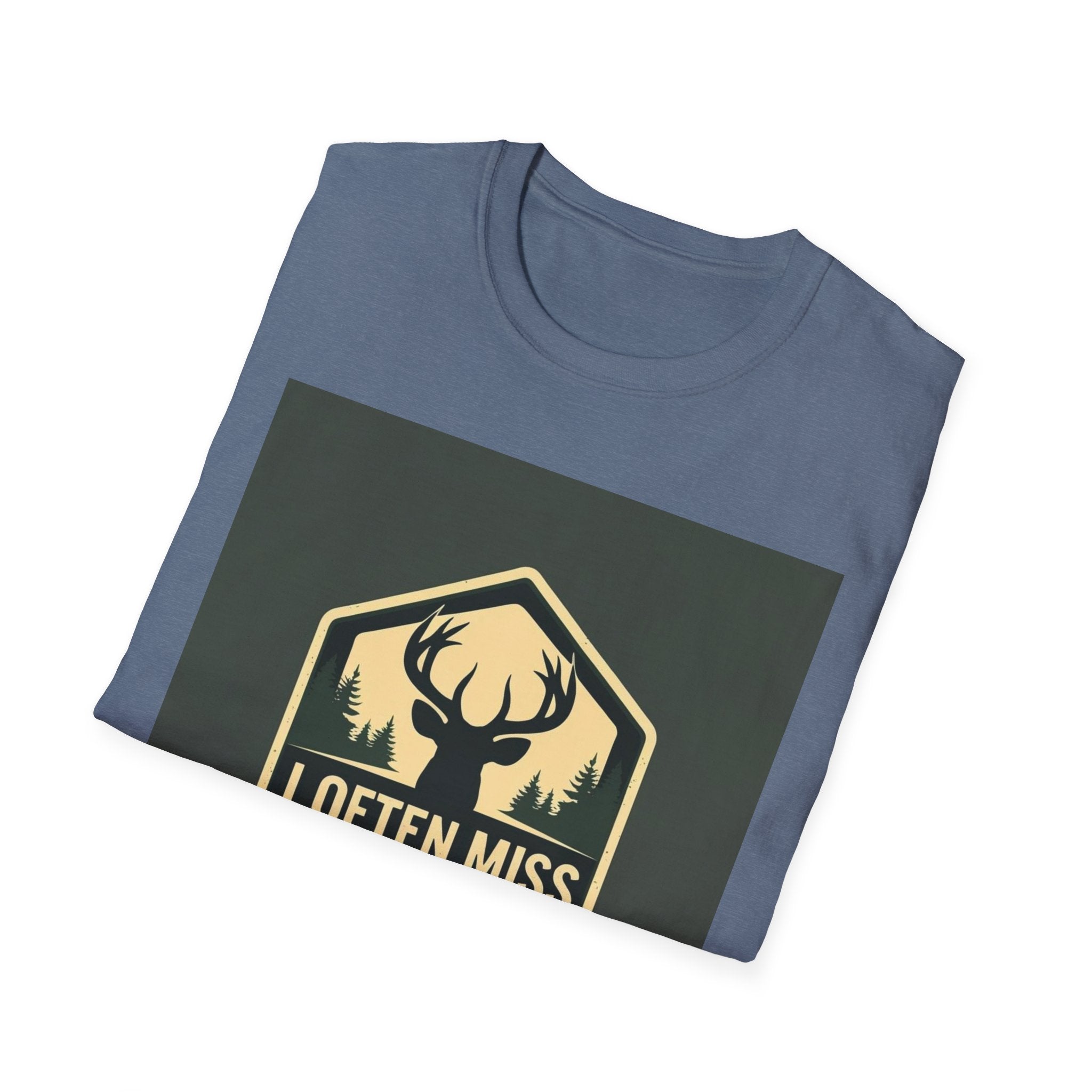 Unisex Hunting Club T-Shirt | I Often Miss Funny Tee, Gift for Outdoor Lovers, Father's Day, Casual Wear, Hunting Enthusiasts