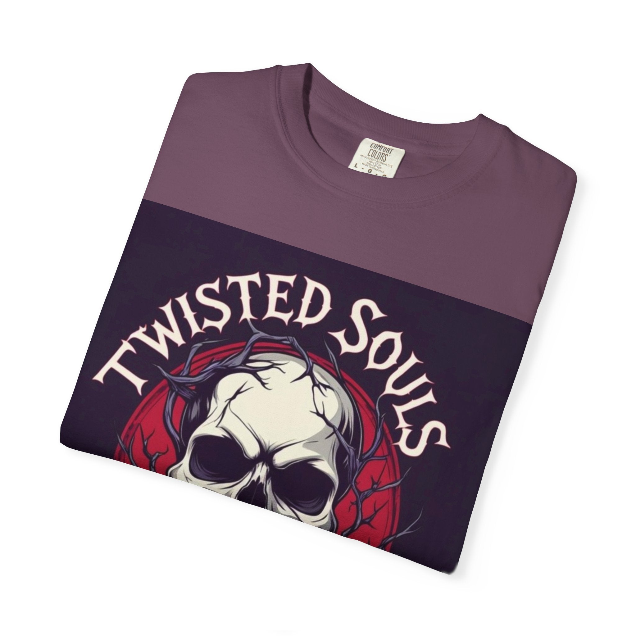 Twisted Souls Brigade Unisex Garment-Dyed T-shirt | Edgy Graphic Tee for Casual Wear, Music Festivals, Halloween, Gifting