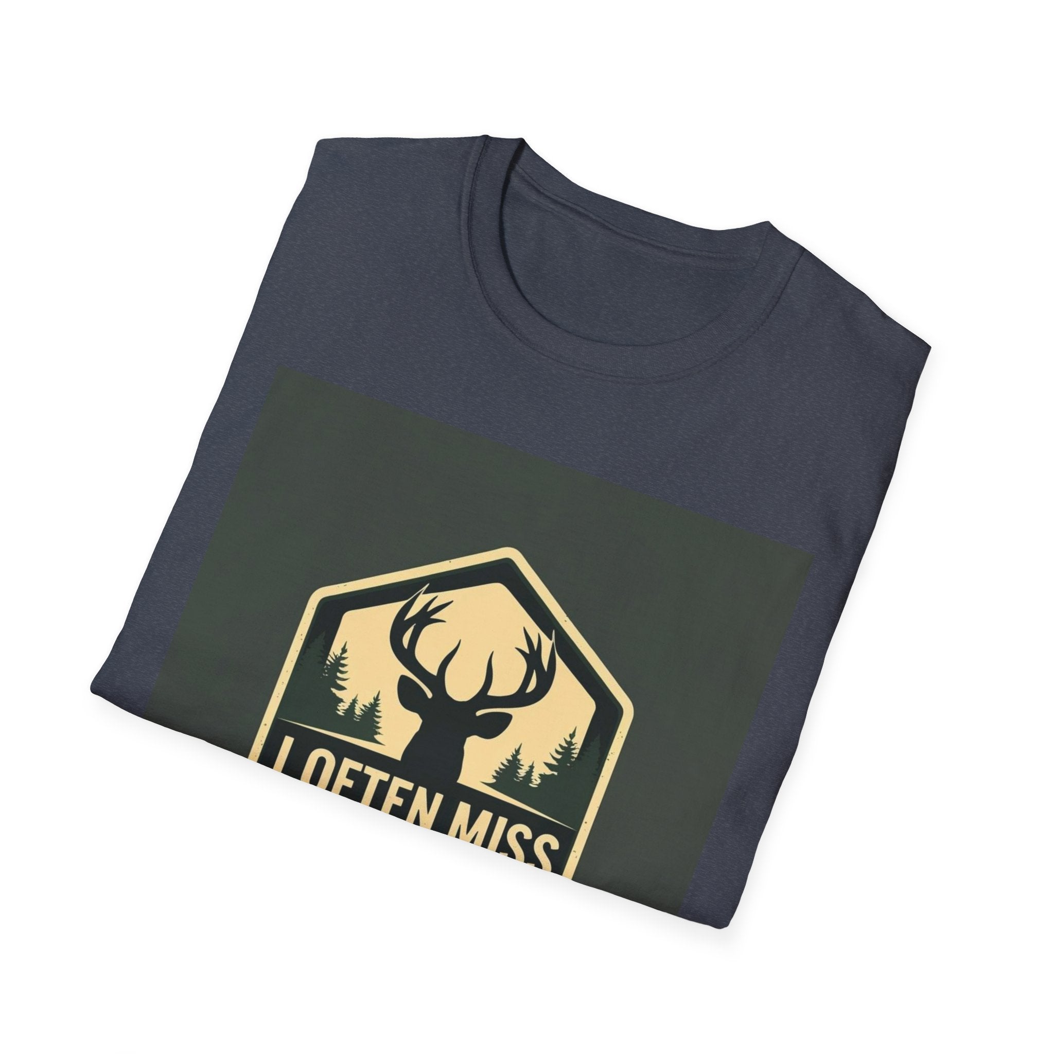 Unisex Hunting Club T-Shirt | I Often Miss Funny Tee, Gift for Outdoor Lovers, Father's Day, Casual Wear, Hunting Enthusiasts