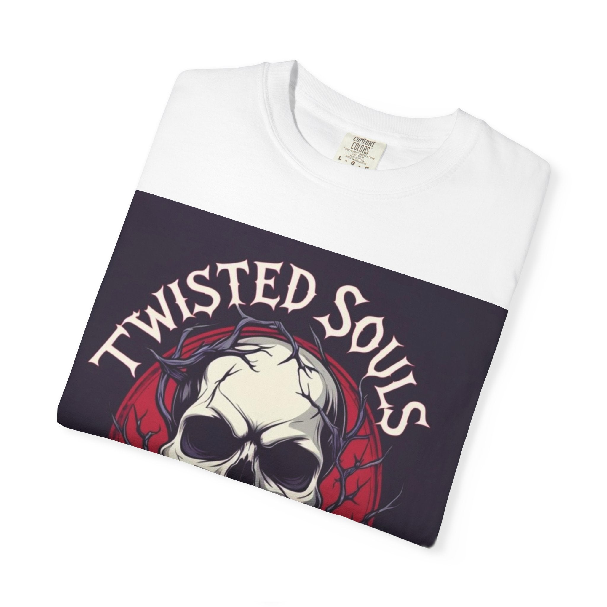 Twisted Souls Brigade Unisex Garment-Dyed T-shirt | Edgy Graphic Tee for Casual Wear, Music Festivals, Halloween, Gifting