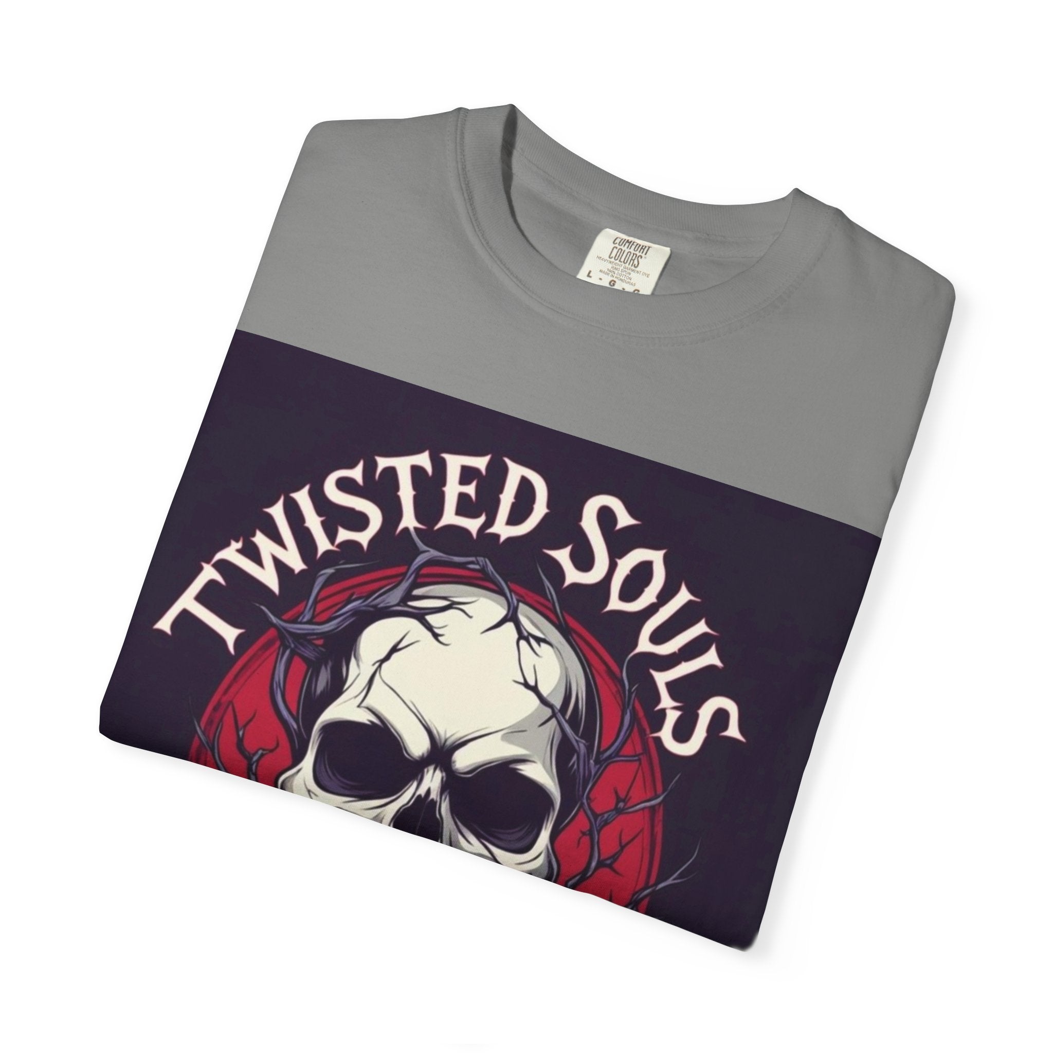 Twisted Souls Brigade Unisex Garment-Dyed T-shirt | Edgy Graphic Tee for Casual Wear, Music Festivals, Halloween, Gifting