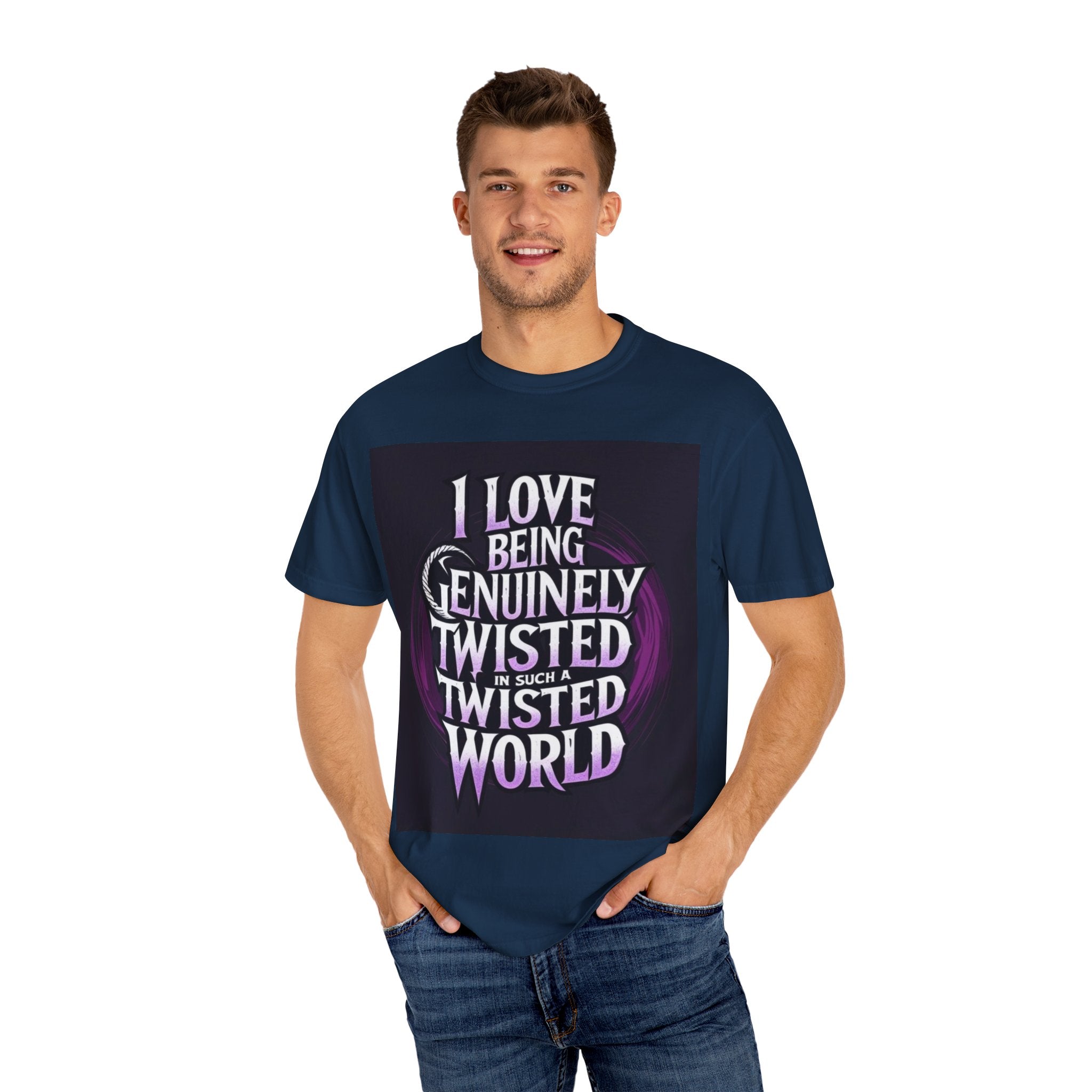 Twisted World T-Shirt, Unisex Graphic Tee, Gift for Gamers, Dark Humor Apparel, Casual Everyday Wear, Halloween Costume Top