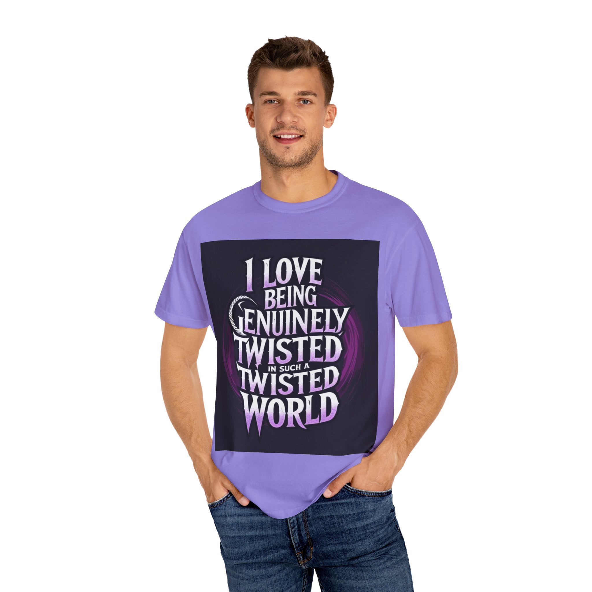 Twisted World T-Shirt, Unisex Graphic Tee, Gift for Gamers, Dark Humor Apparel, Casual Everyday Wear, Halloween Costume Top