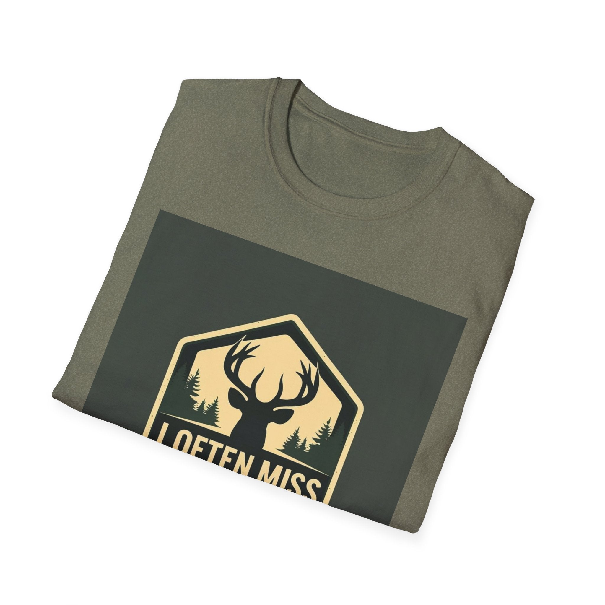 Unisex Hunting Club T-Shirt | I Often Miss Funny Tee, Gift for Outdoor Lovers, Father's Day, Casual Wear, Hunting Enthusiasts