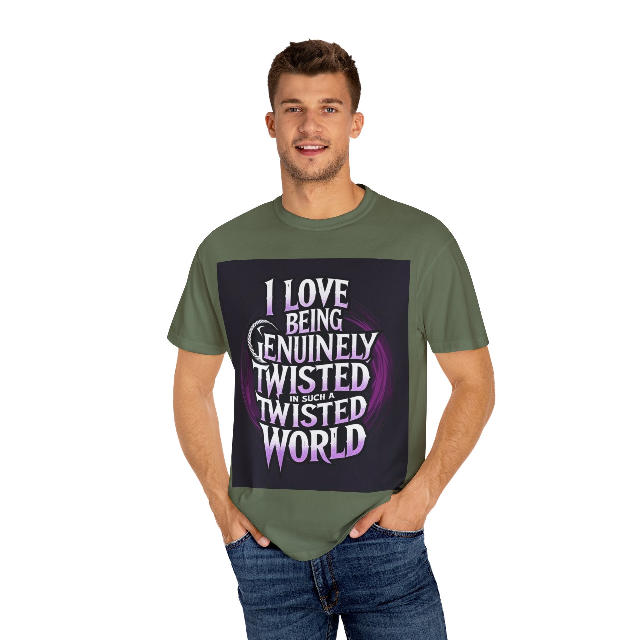 Twisted World T-Shirt, Unisex Graphic Tee, Gift for Gamers, Dark Humor Apparel, Casual Everyday Wear, Halloween Costume Top
