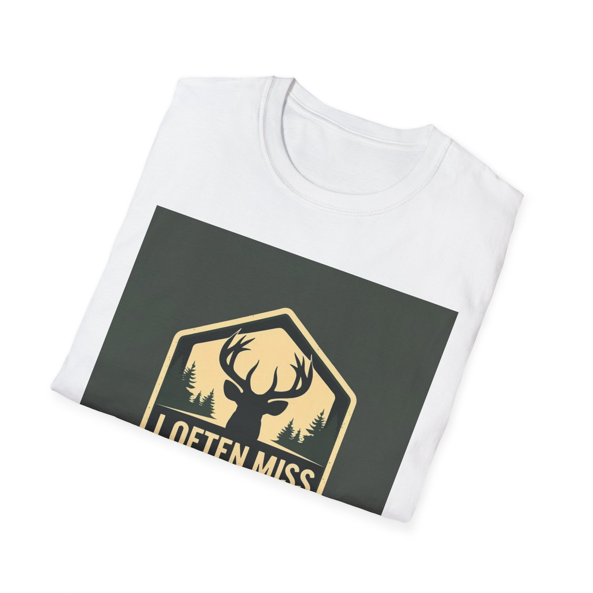 Unisex Hunting Club T-Shirt | I Often Miss Funny Tee, Gift for Outdoor Lovers, Father's Day, Casual Wear, Hunting Enthusiasts
