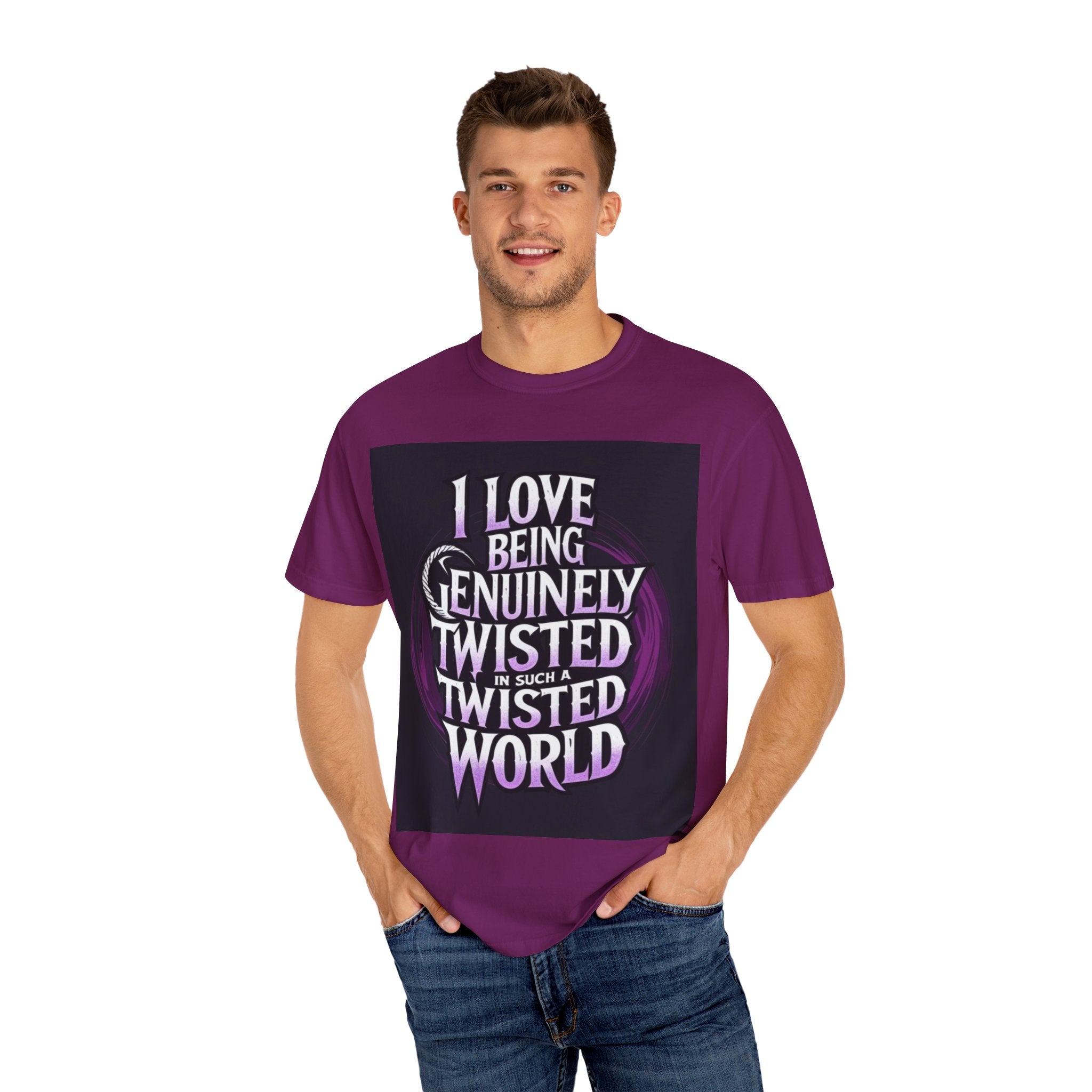 Twisted World T-Shirt, Unisex Graphic Tee, Gift for Gamers, Dark Humor Apparel, Casual Everyday Wear, Halloween Costume Top