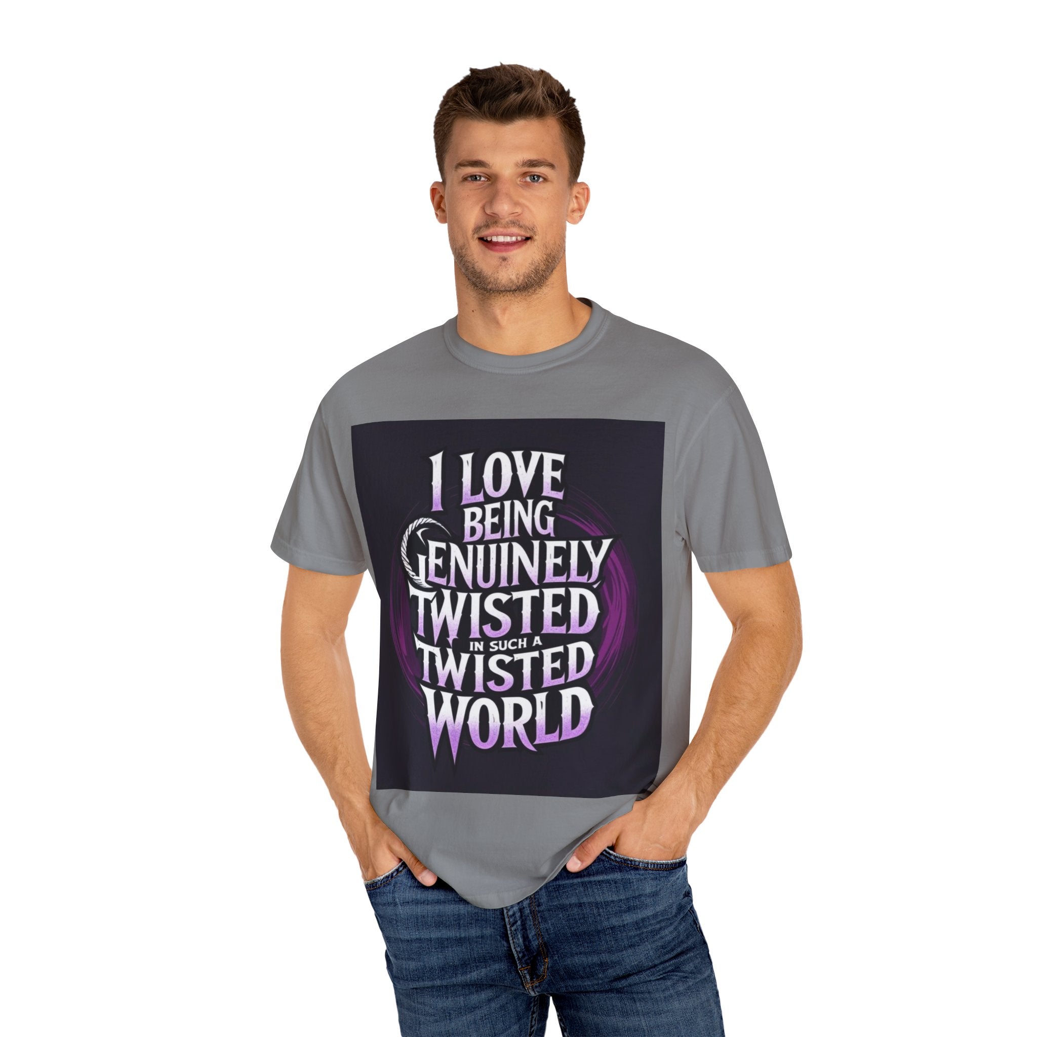 Twisted World T-Shirt, Unisex Graphic Tee, Gift for Gamers, Dark Humor Apparel, Casual Everyday Wear, Halloween Costume Top
