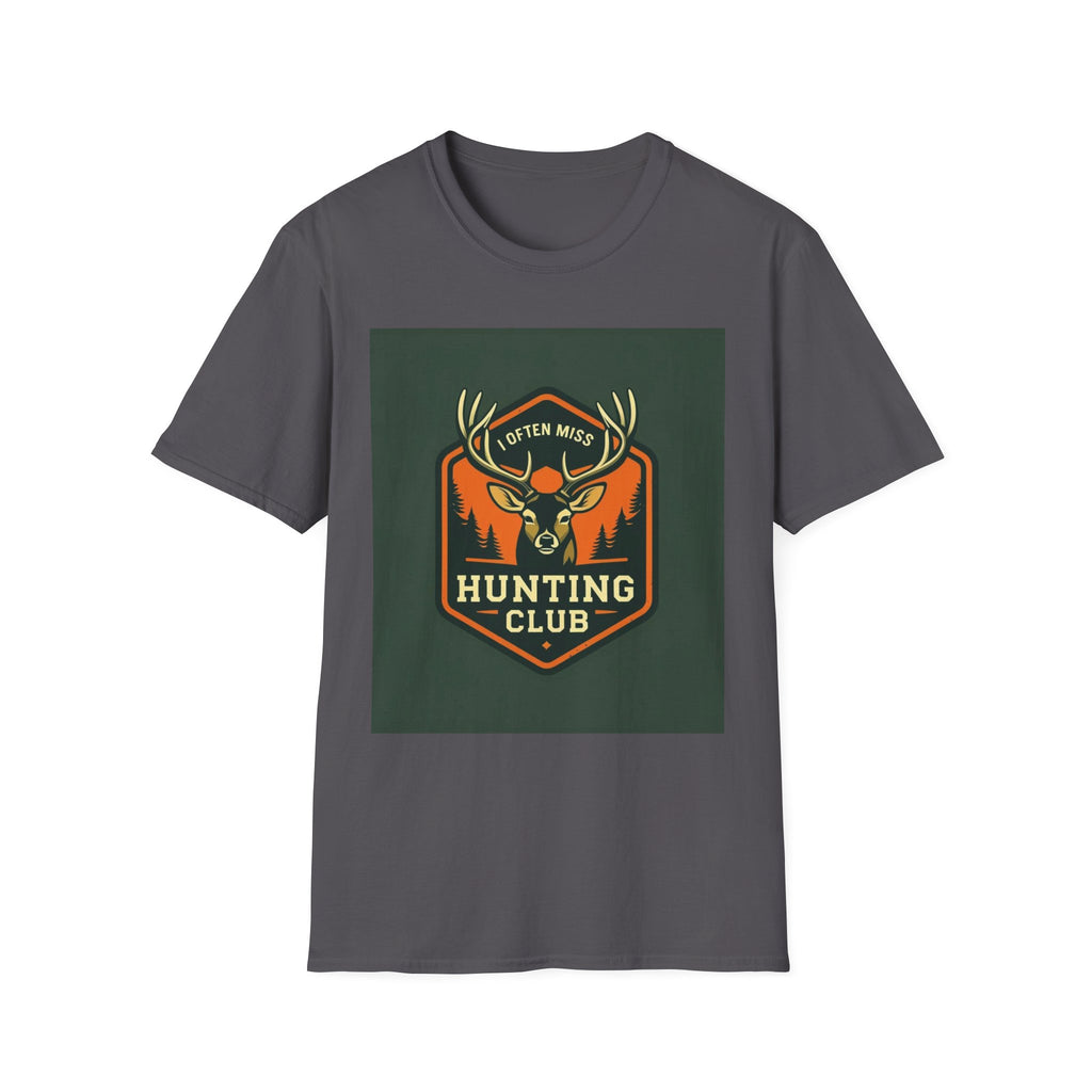 Hunting Club T-Shirt | Unisex Softstyle Tee for Outdoor Lovers | Perfect Gift for Hunters, Nature Walks, Camping, Father's Day, [...]