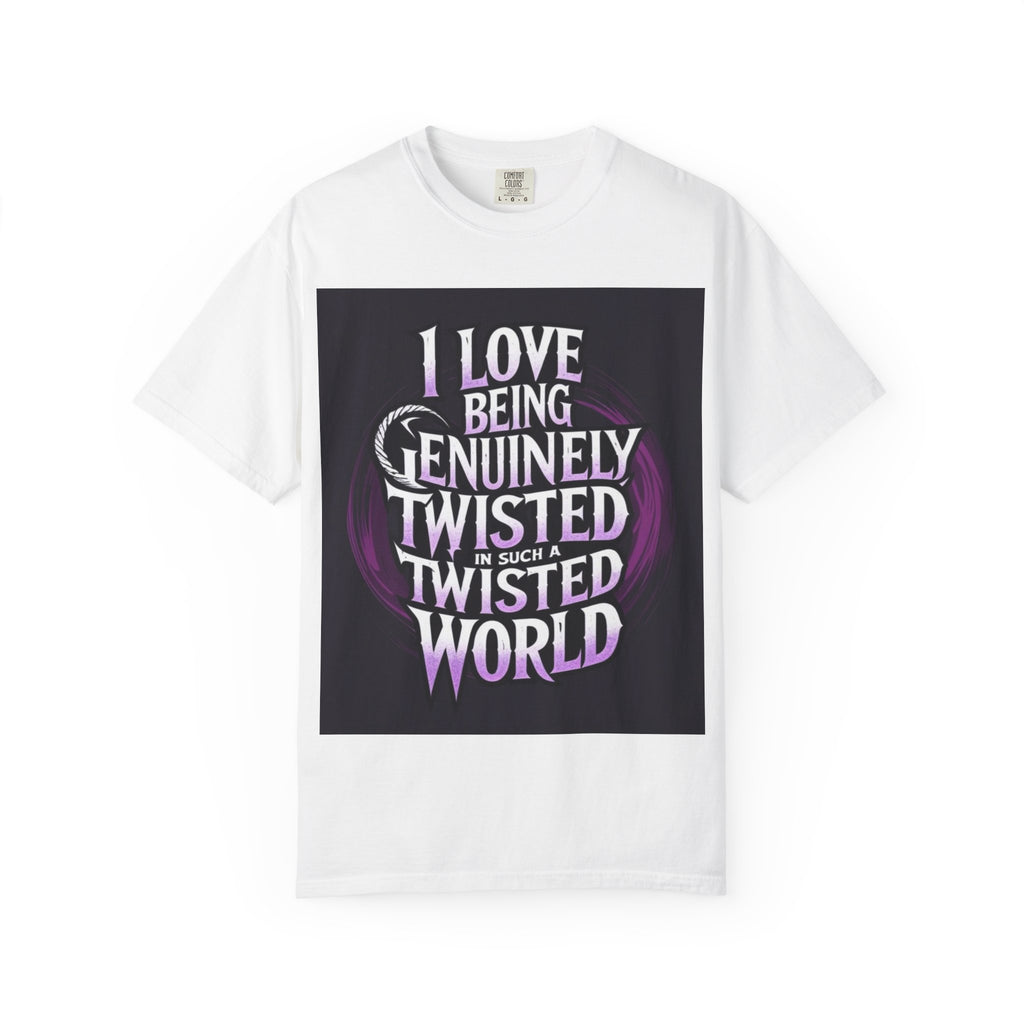 Twisted World T-Shirt, Unisex Graphic Tee, Gift for Gamers, Dark Humor Apparel, Casual Everyday Wear, Halloween Costume Top