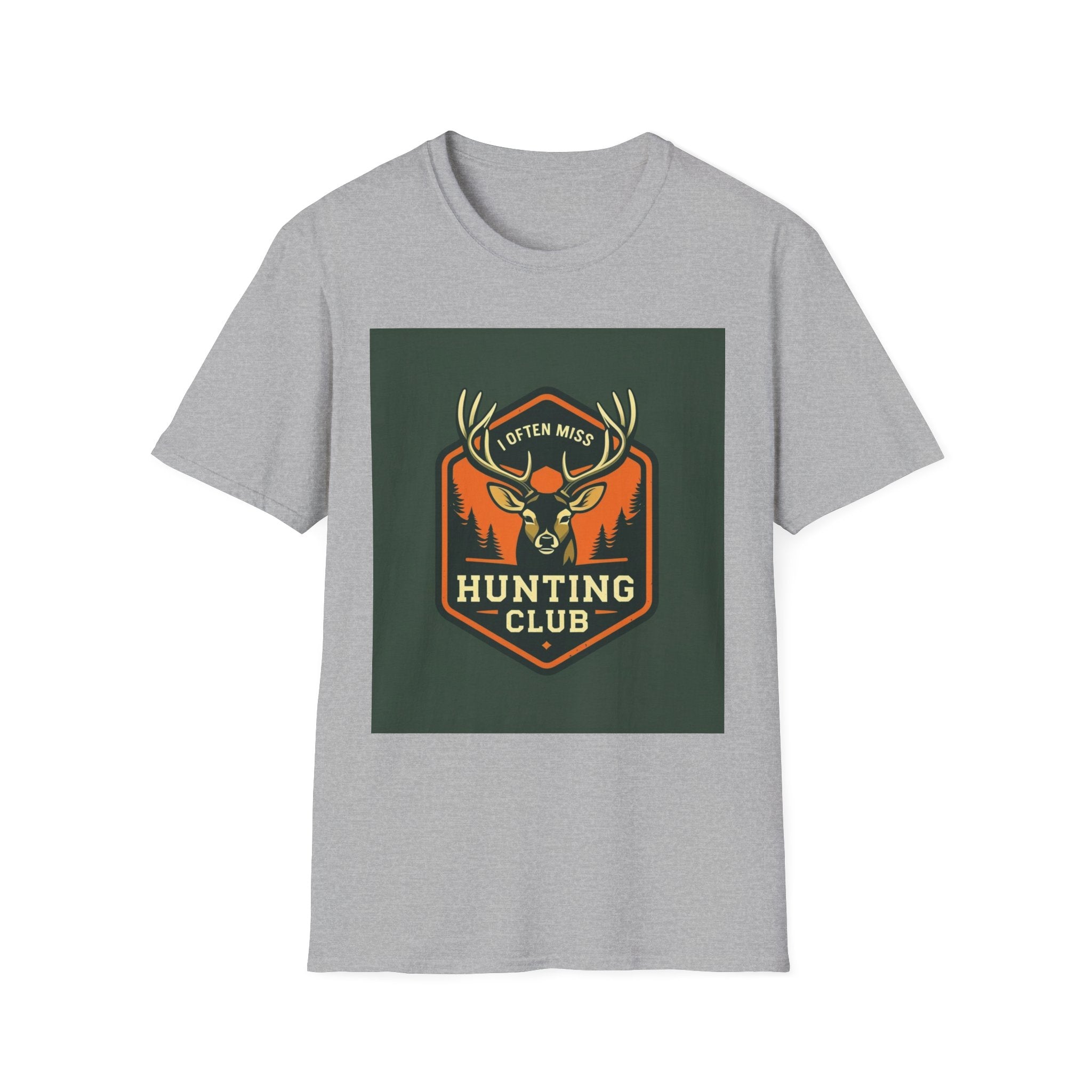 Hunting Club T-Shirt | Unisex Softstyle Tee for Outdoor Lovers | Perfect Gift for Hunters, Nature Walks, Camping, Father's Day, [...]