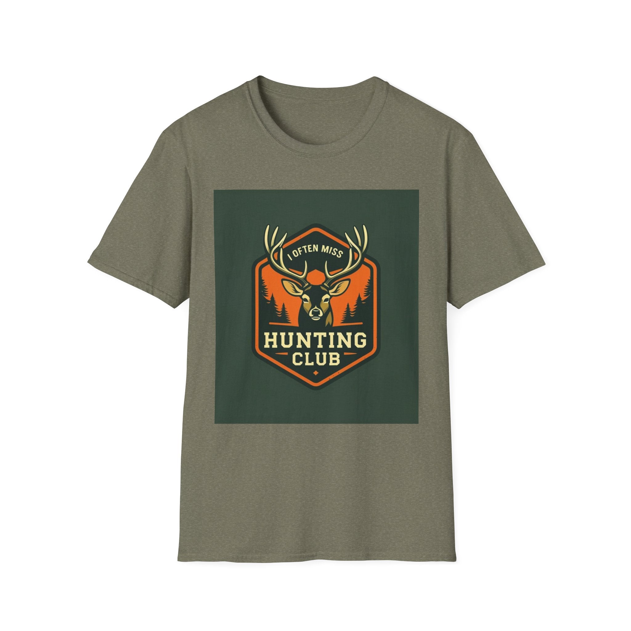 Hunting Club T-Shirt | Unisex Softstyle Tee for Outdoor Lovers | Perfect Gift for Hunters, Nature Walks, Camping, Father's Day, [...]