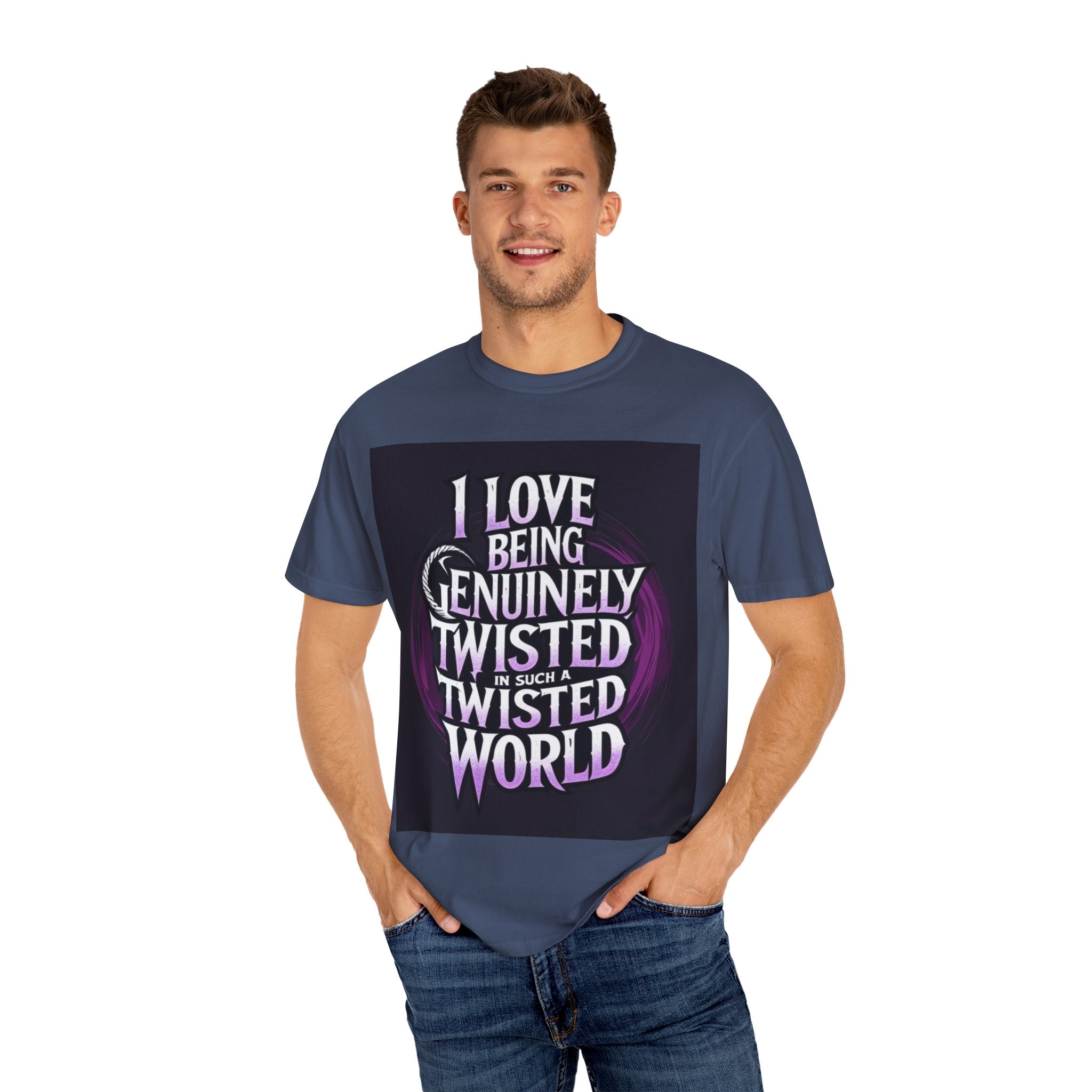 Twisted World T-Shirt, Unisex Graphic Tee, Gift for Gamers, Dark Humor Apparel, Casual Everyday Wear, Halloween Costume Top