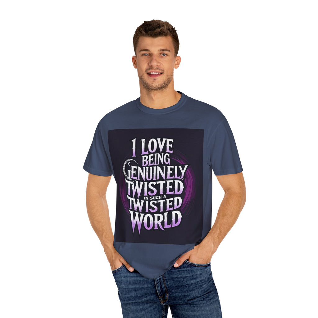 Twisted World T-Shirt, Unisex Graphic Tee, Gift for Gamers, Dark Humor Apparel, Casual Everyday Wear, Halloween Costume Top