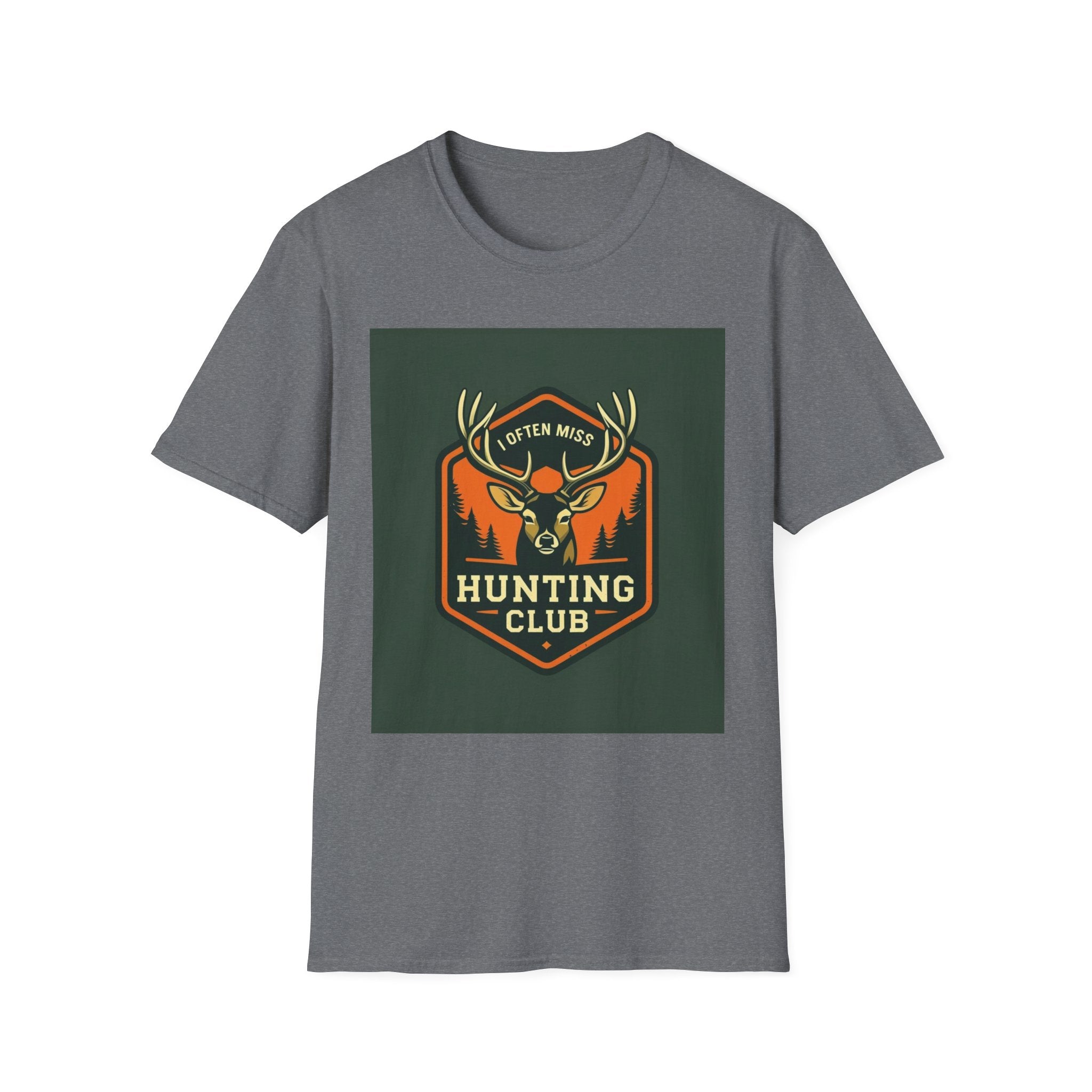 Hunting Club T-Shirt | Unisex Softstyle Tee for Outdoor Lovers | Perfect Gift for Hunters, Nature Walks, Camping, Father's Day, [...]